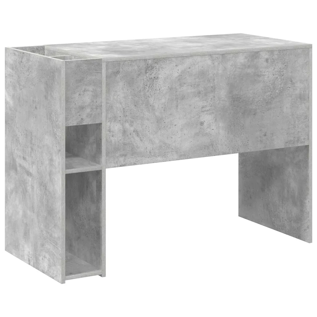 Scrivania Grigio cemento 109 x 50 x 78 cm Legno multistrato