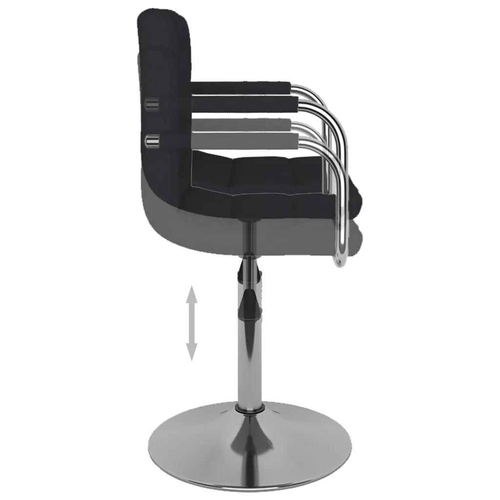 Sgabello da Bar Nero in Tessuto cod mxl 76785