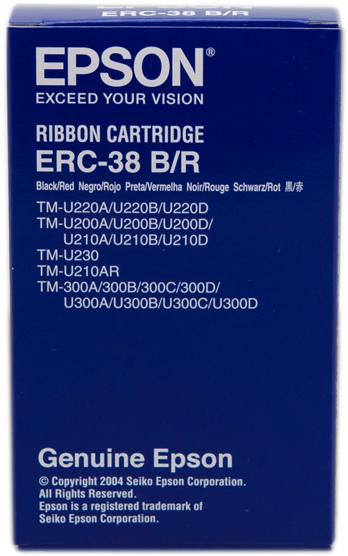 Epson Nastro Nero e rosso ERC-38br