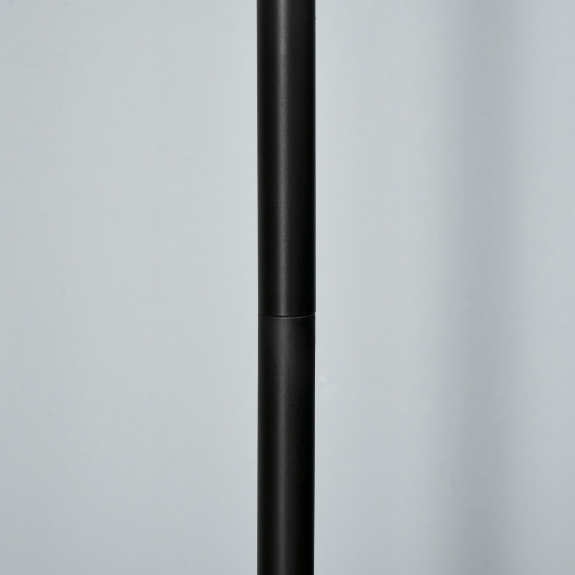 Lampada da Terra con Paralumi E27 in Metallo Nero