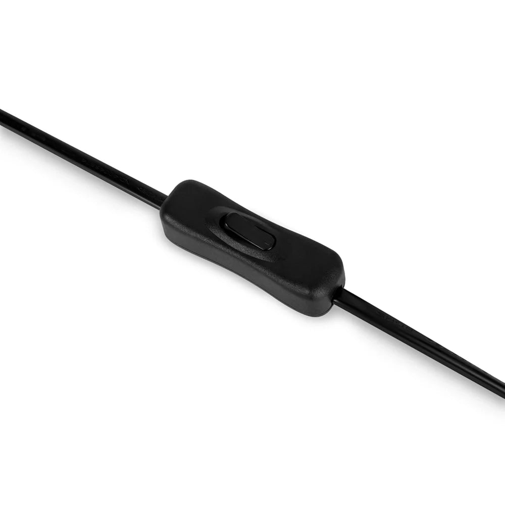Maytoni Lampada da tavolo moderna Kyoto 1 luce LED integrato nero metallo vetro