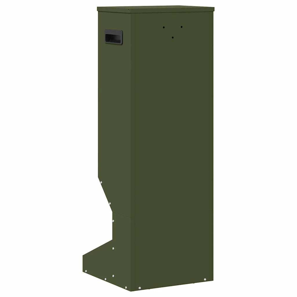 Mangiatore per cervi Verde oliva 28 x 30 x 80 cm 874610