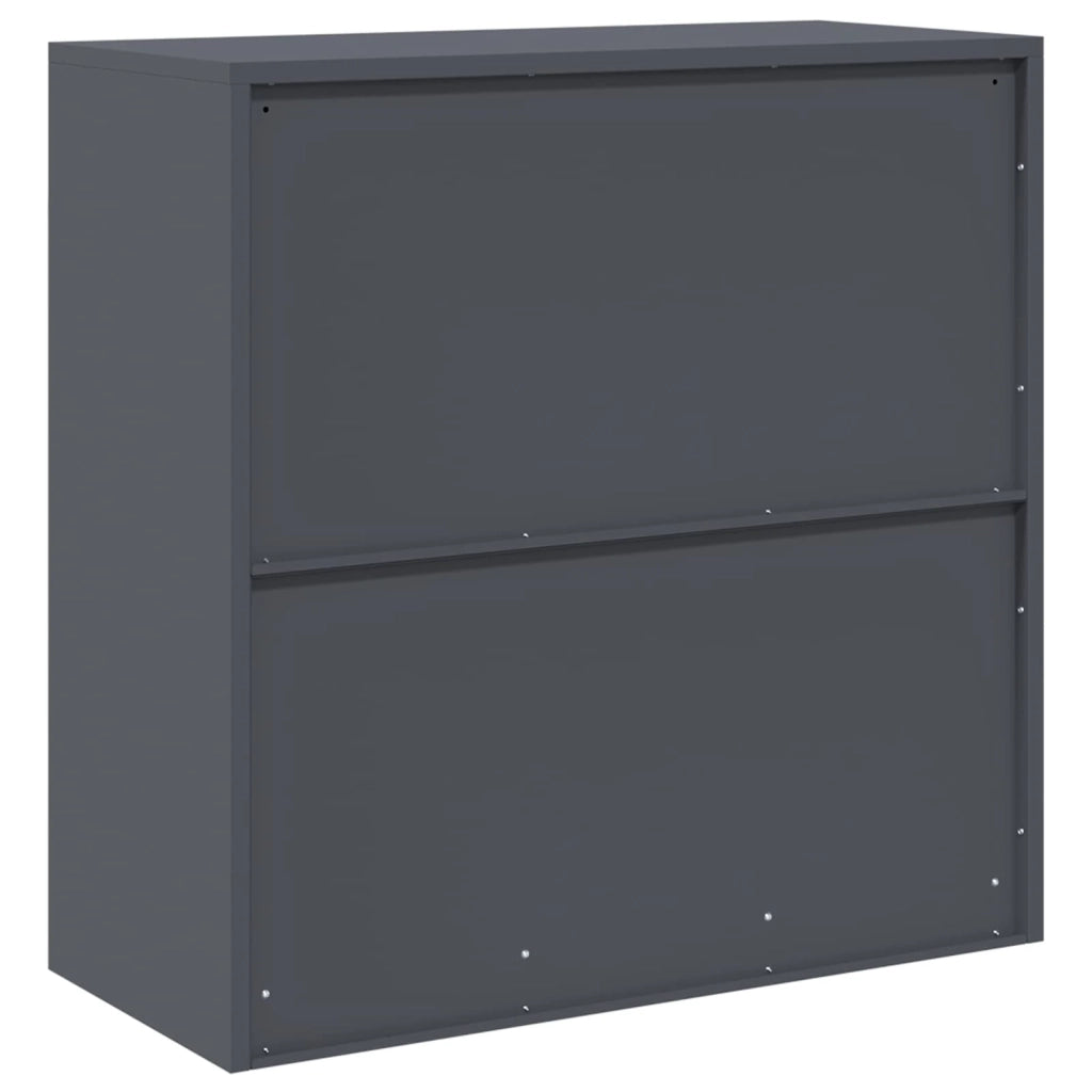 Armadio Antracite 90 x 40 x 90 cm Acciaio