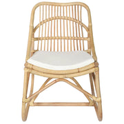 Poltrona | Sedia in Rattan e Lino