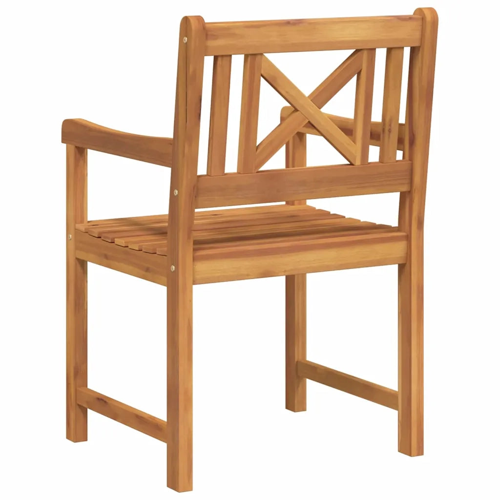 Panchina da esterno 4 pcs Naturale 56 x 55,5 x 90 cm 3324846