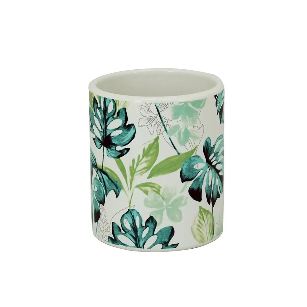 Bicchiere porta spazzolini in ceramica - Serie Wild