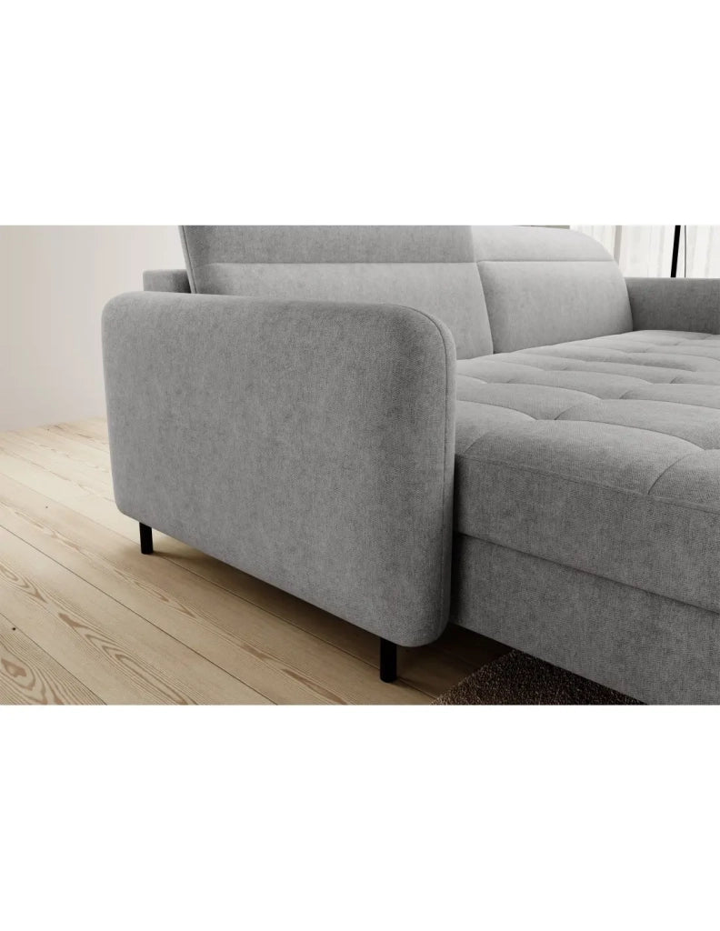Divano ad angolo collezione GOUMSI colore Grigio chiaro