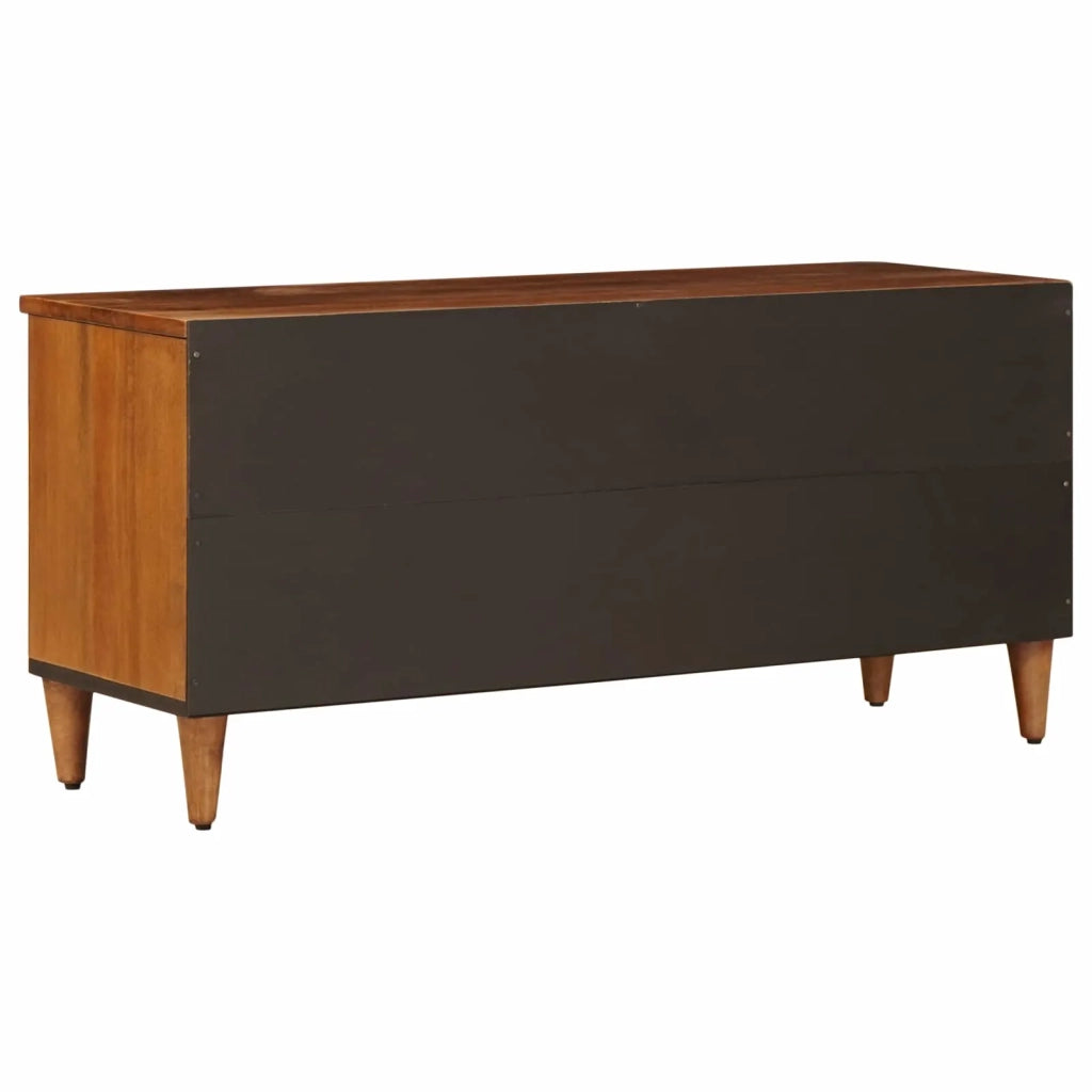 Mobile TV-Credenza per TV Noce 100 x 33 x 46 cm Legno di mango massello 312510