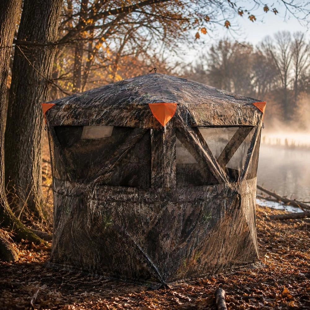 Hunting Blind/hide 270° Transparent Base Panel 148x148x170cm