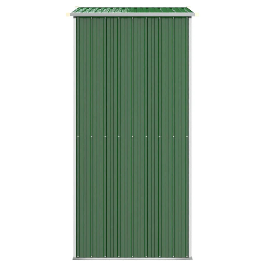 Casetta da giardino cabina ripostiglio casetta da esterno robusta casetta per attrezzi 192 x 108 x 223 cm acciaio zincato verde 02_0022359