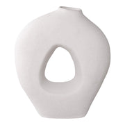 Vaso Decorativo Milano, Bianco, Ceramica, 10,5x24x27,8 cm