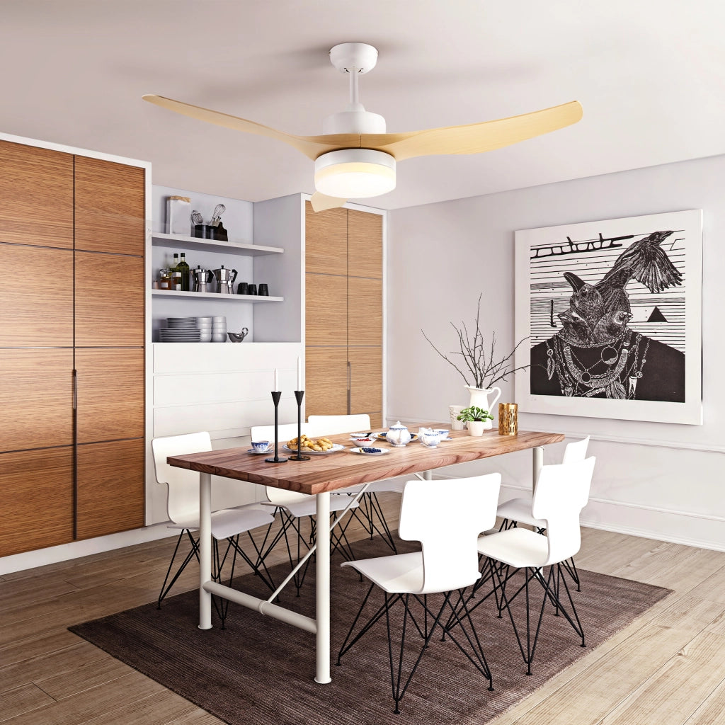 Ventilatore da Soffitto a Motore DC 20.5W ¨C zephmum ¨C 132 cm Diametro 3 Velocita' con Telecomando