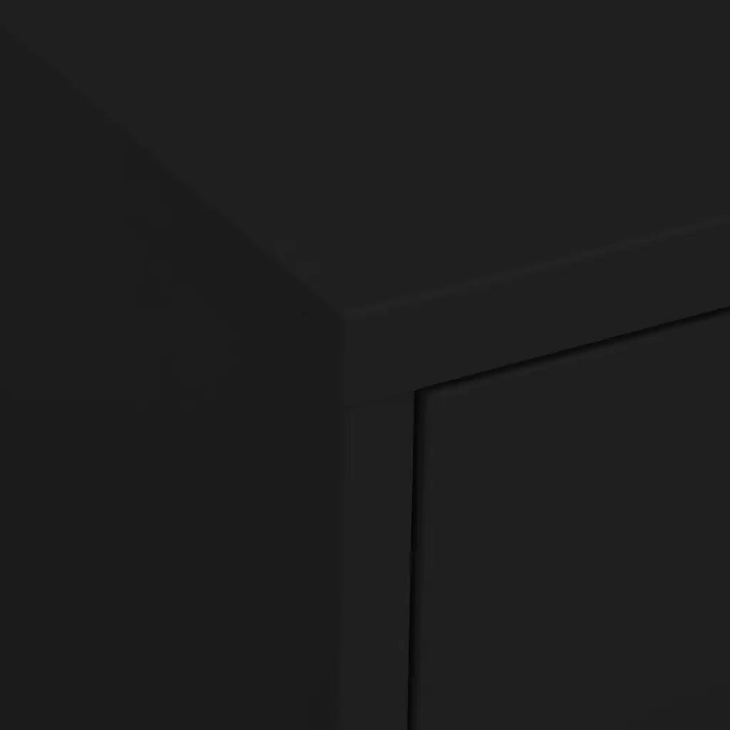 Armadietto Nero 80x35x101,5 cm in Acciaio cod mxl 50124