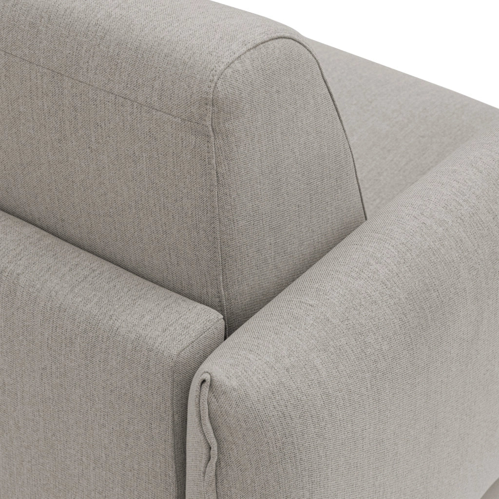 Scarlet Divano letto in tessuto misto cotone impermeabile T19 215 cm (mat.160x197) beige