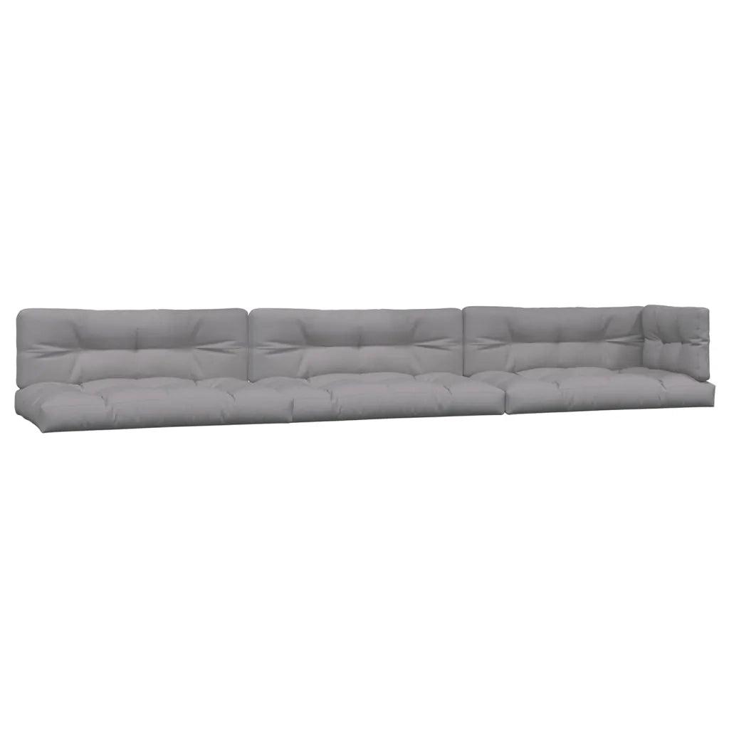 Set Divano Pallet da Giardino 6 pz con Cuscini Massello Acacia