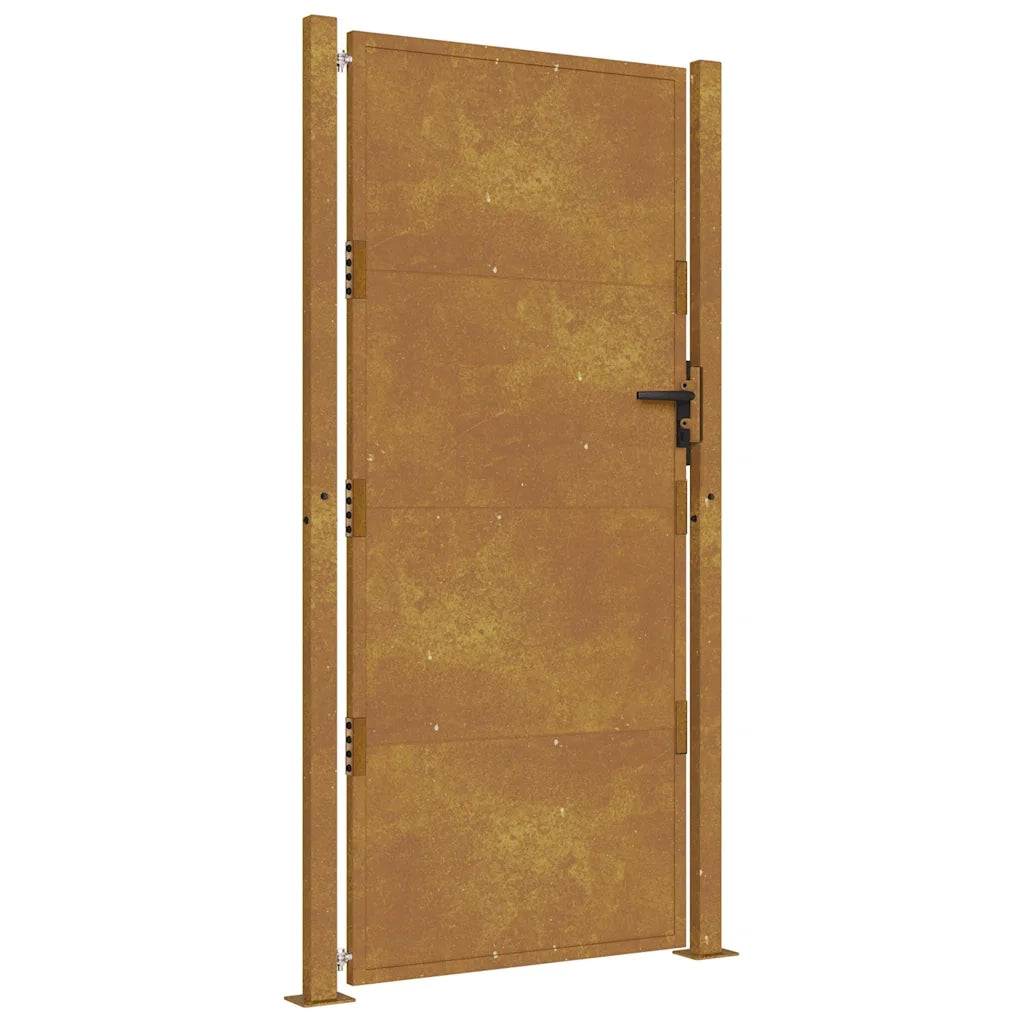 Cancello da Giardino 105x180 cm in Acciaio Cortencod mxl 103279