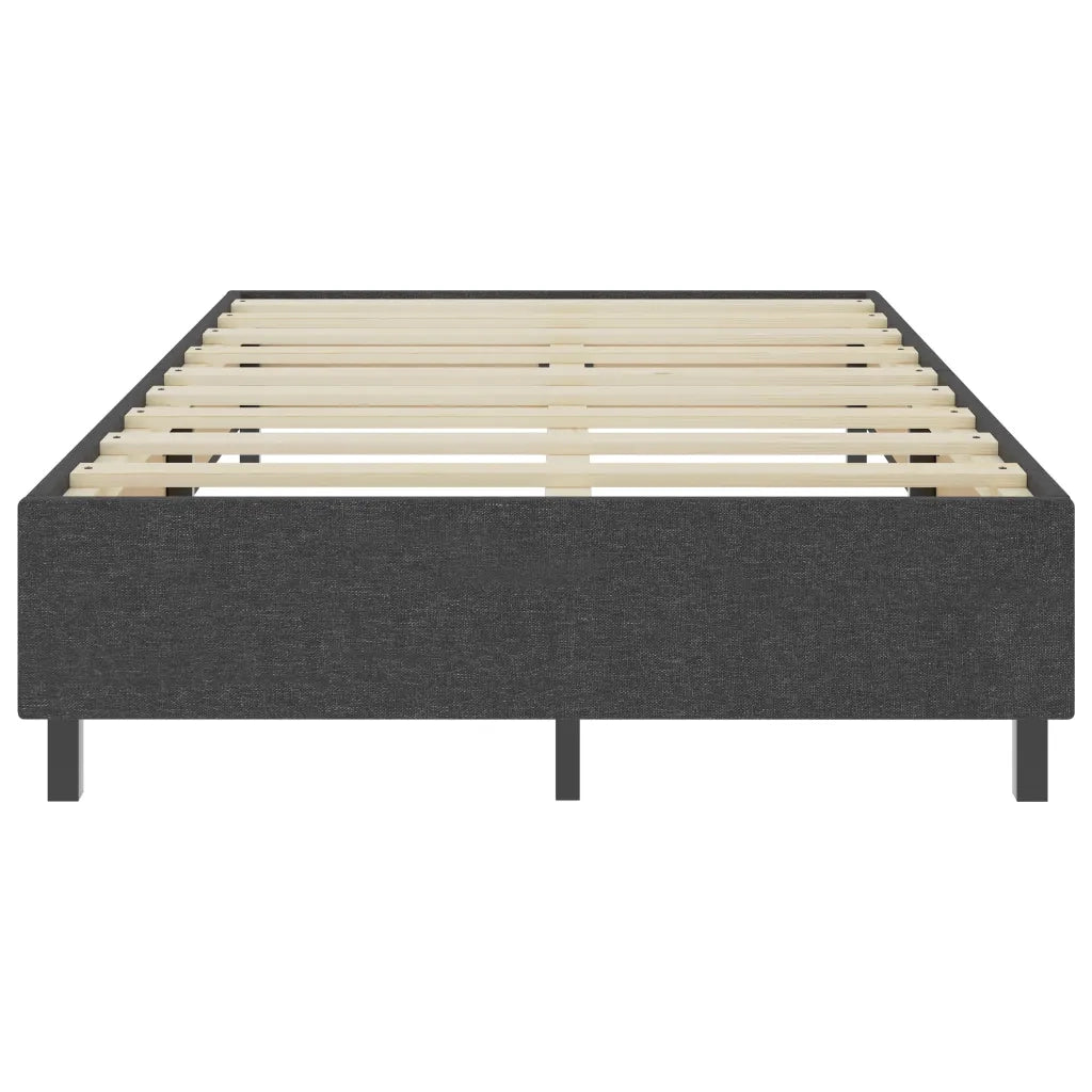Letto a Molle Grigio Scuro in Tessuto 120x200 cm 3054723