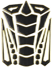 Stickers per serbatoio universali - Funzione decorativa - Protezione contro le abrasioni - Gomma di alta qualità - Design elegante - Miglioramento della qualità del veicolo - Protezione del serbatoio