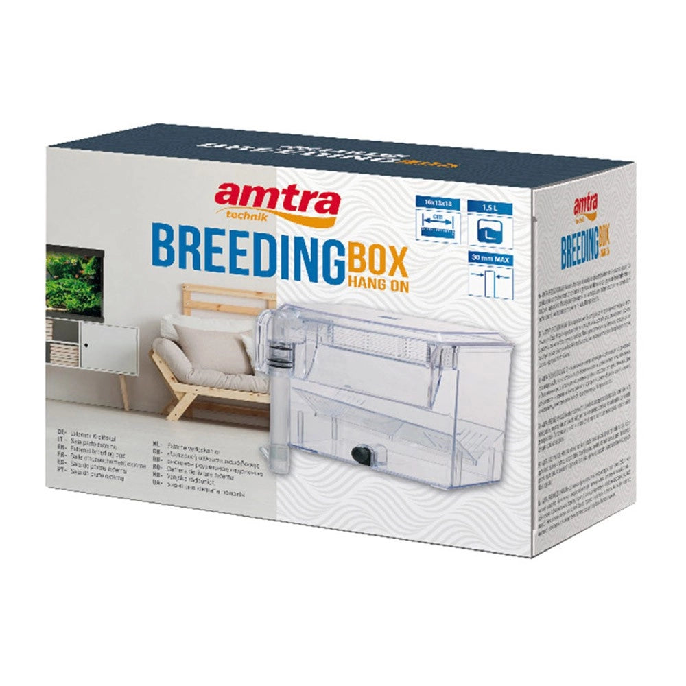 Amtra Breeding Box Capienza 1,2 Litri - Funziona con Aeratore - Non Incluso