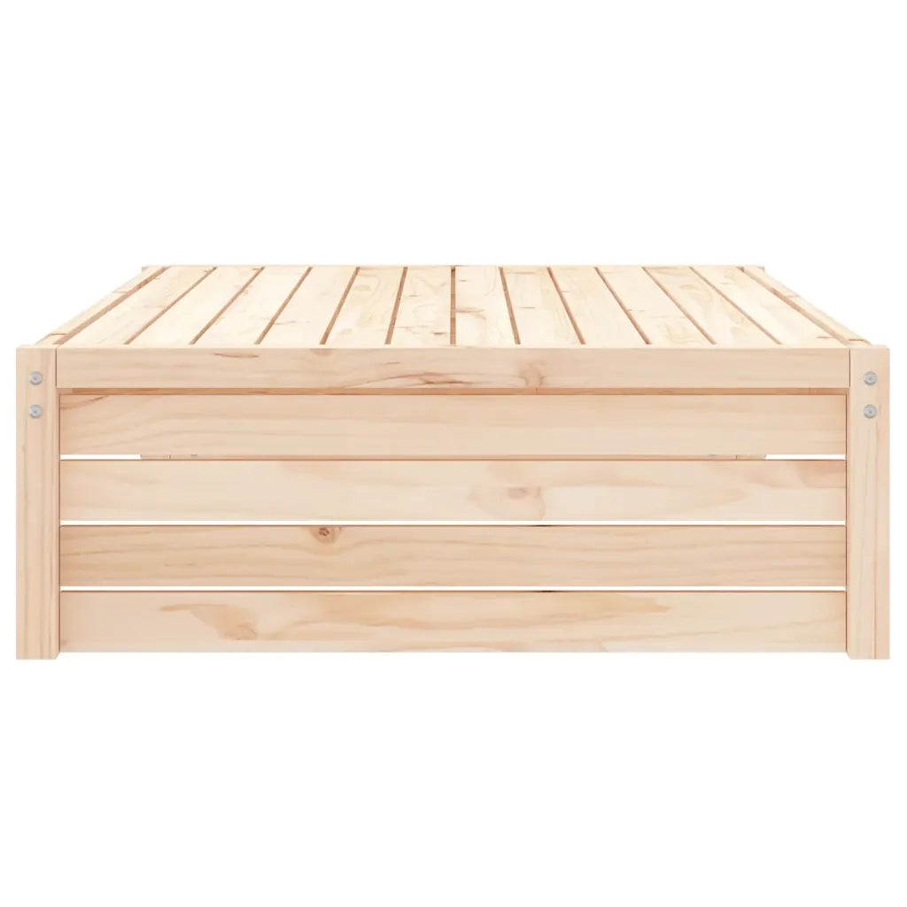 Sedia da giardino-Poggiapiedi da Giardino 120x80 cm in Legno Massello di Pino 773037