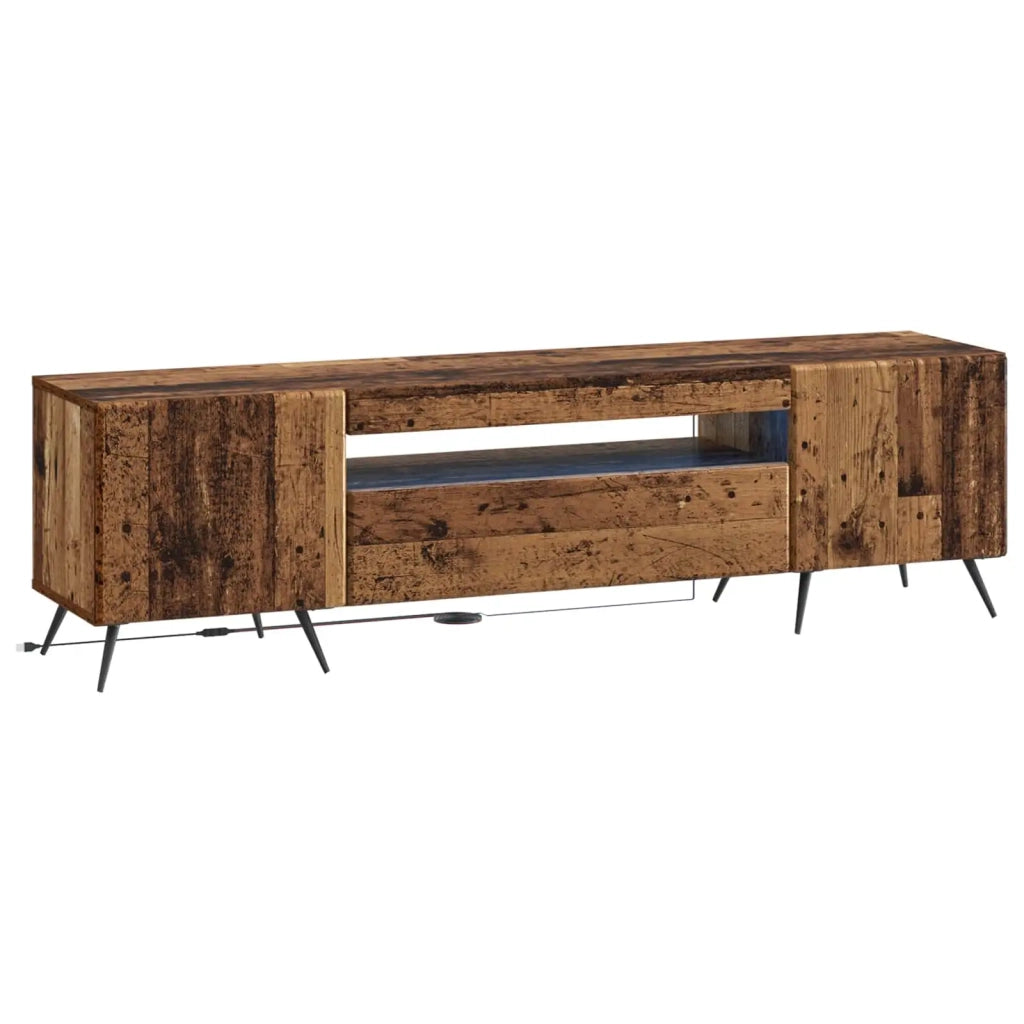 Mobile TV LED Legno antico Legno ingegnerizzato 897573
