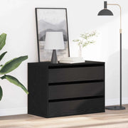 Mobile con Cassetti Nero 80 x 41 x 58 cm Legno multistrato 868902