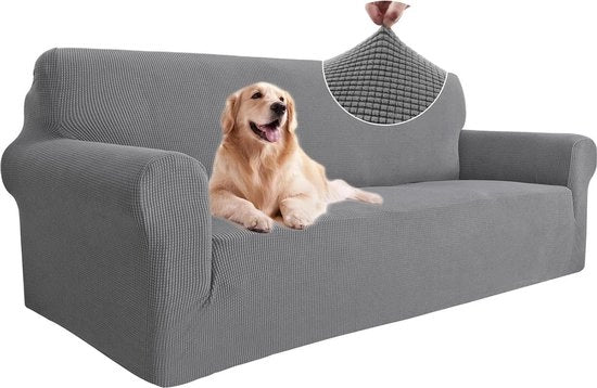 Banchi Flexibili 3 Posti - Divano Banchi Elettrici con Sostegno Articolato - Resistente ai Suggerimenti - Banchi per Soggiorno - Colorazione Beige Chiaro