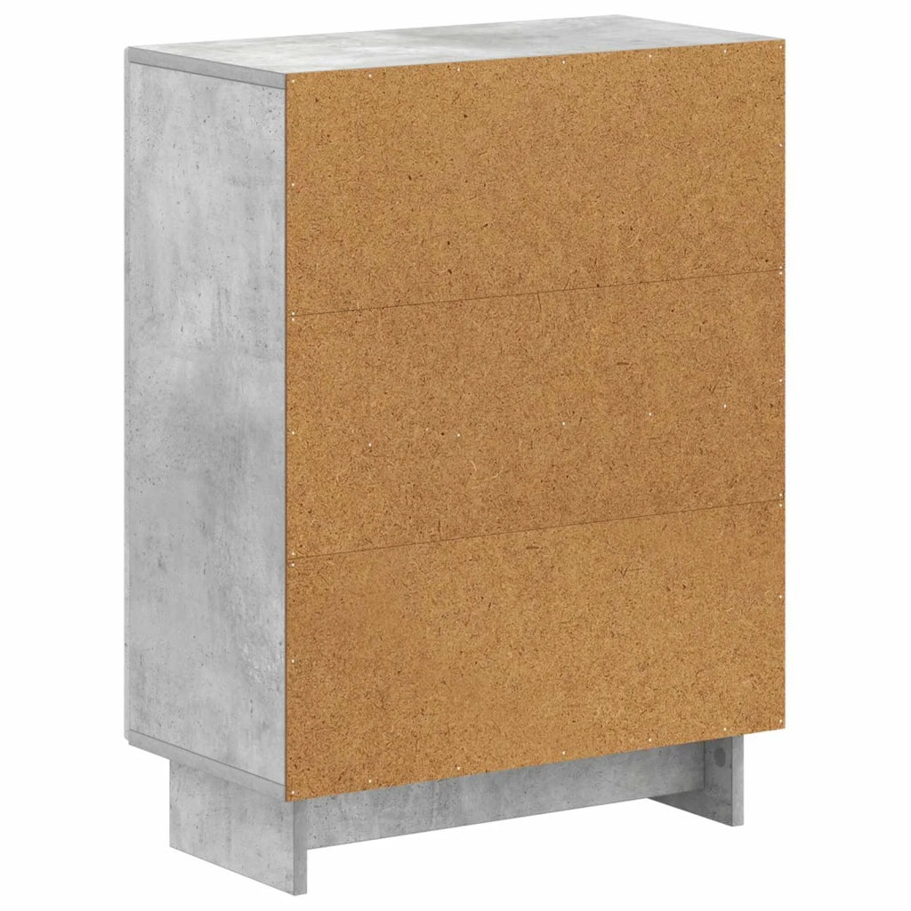 Mobiletto da Bagno EDE Grigio Cemento 59,5 x 31 x 80 cm 895958