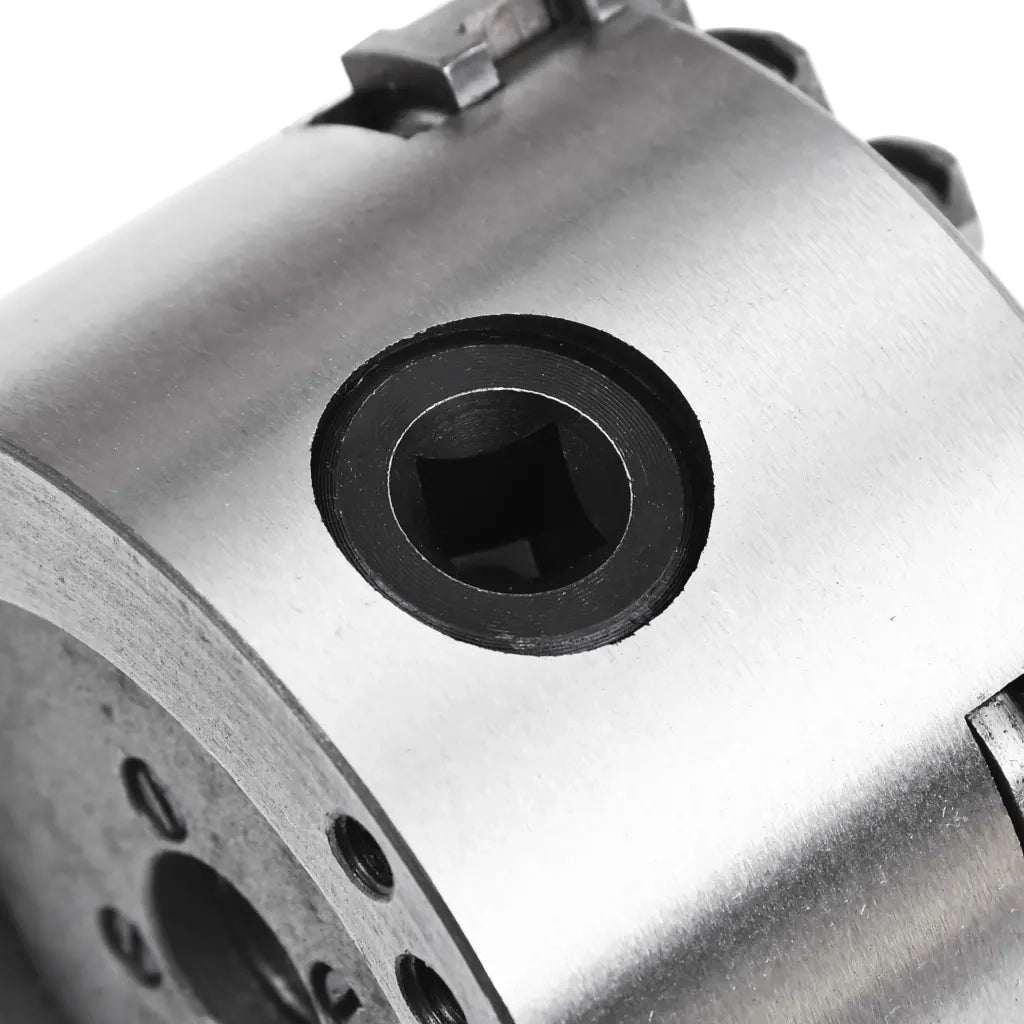 Mandrino per Tornio a 4 Griffe Autocentrante 80 mm in Acciaio CFW8313714