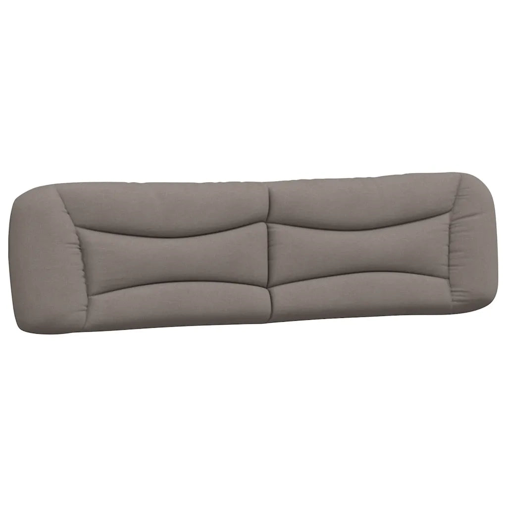 Giroletto senza Materasso-Struttura Letto Hvar Tortora 200x200 cm in Tessuto