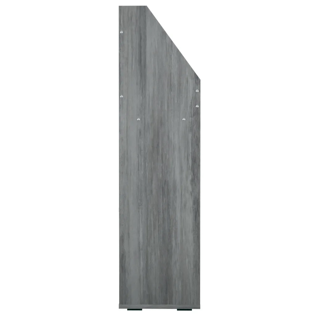 Portariviste per Bambini Grigio Cemento 71x30x114 cm Truciolato cod mxl 65409