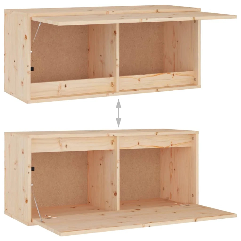Mobile TV multimediale scaffale TV credenza mobile TV sala da pranzo soggiorno camera da letto 5 pezzi legno massello di pino marrone 02_0028776