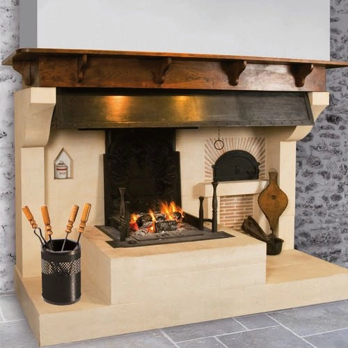 GRUPPO CAMINO CON CONTENITORE Ø cm 18x50h - MADE IN ITALY
