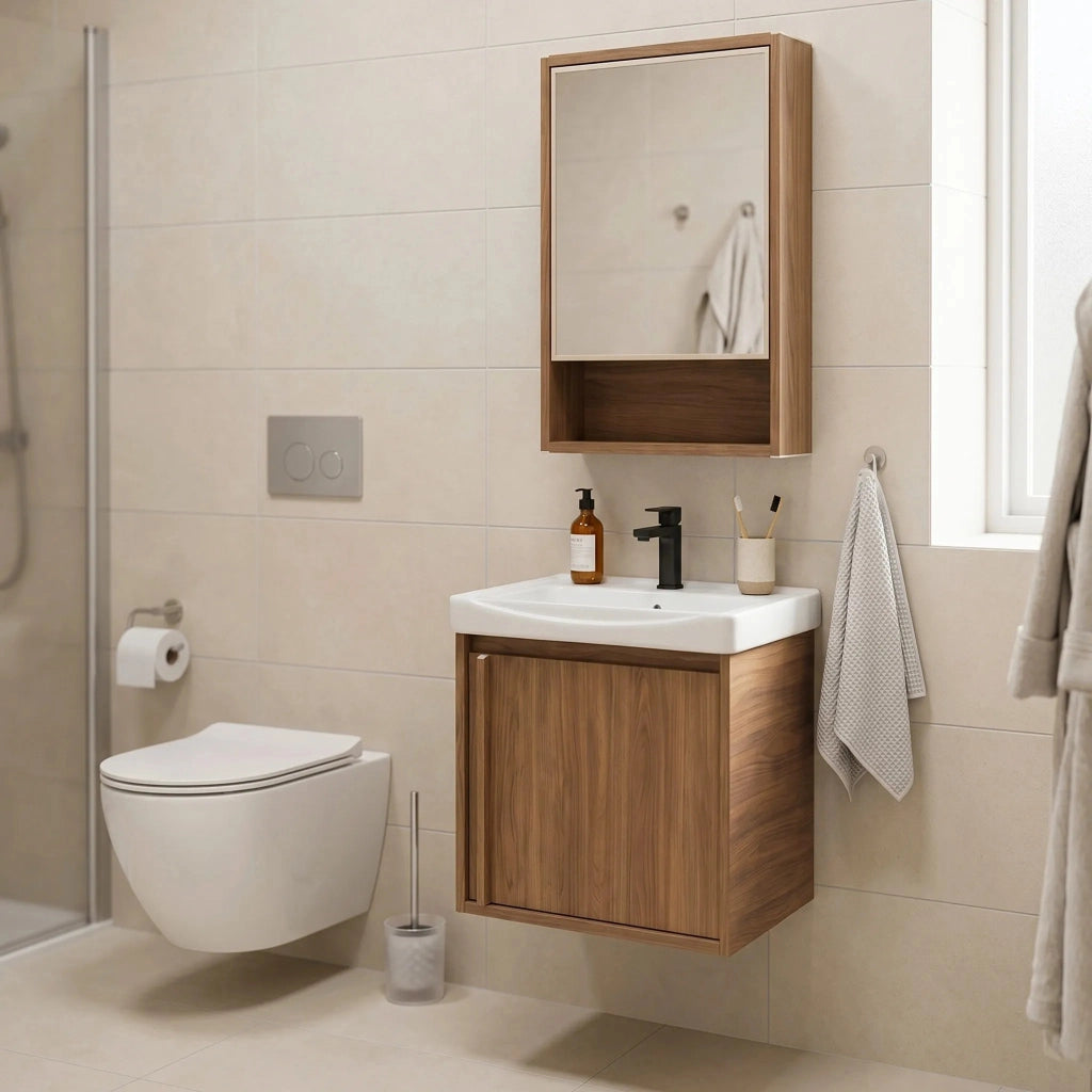 Set Di Mobili Da Bagno Con Lavabo Gama T25023 Hhl 50cm