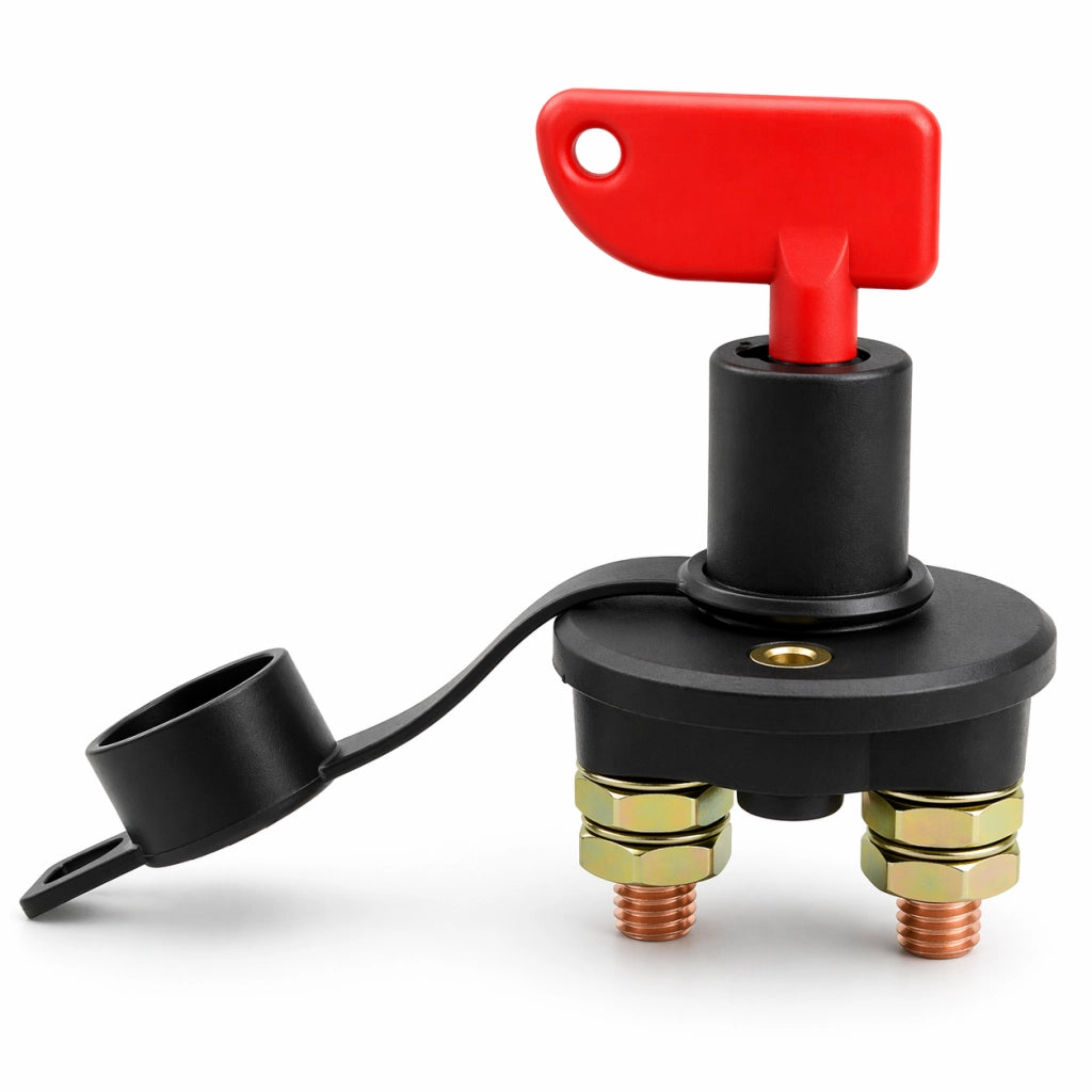 Staccabatteria Auto 12V 24V 100A 500A Con Chiave Estraibile Interruttore