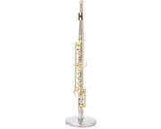 Flauto Miniatto 11cm in Oro - Modello Musicale in Ottone - Standard - Scatola Regalo - Decorativo Ornamento - 100% Nuovo di Zecca