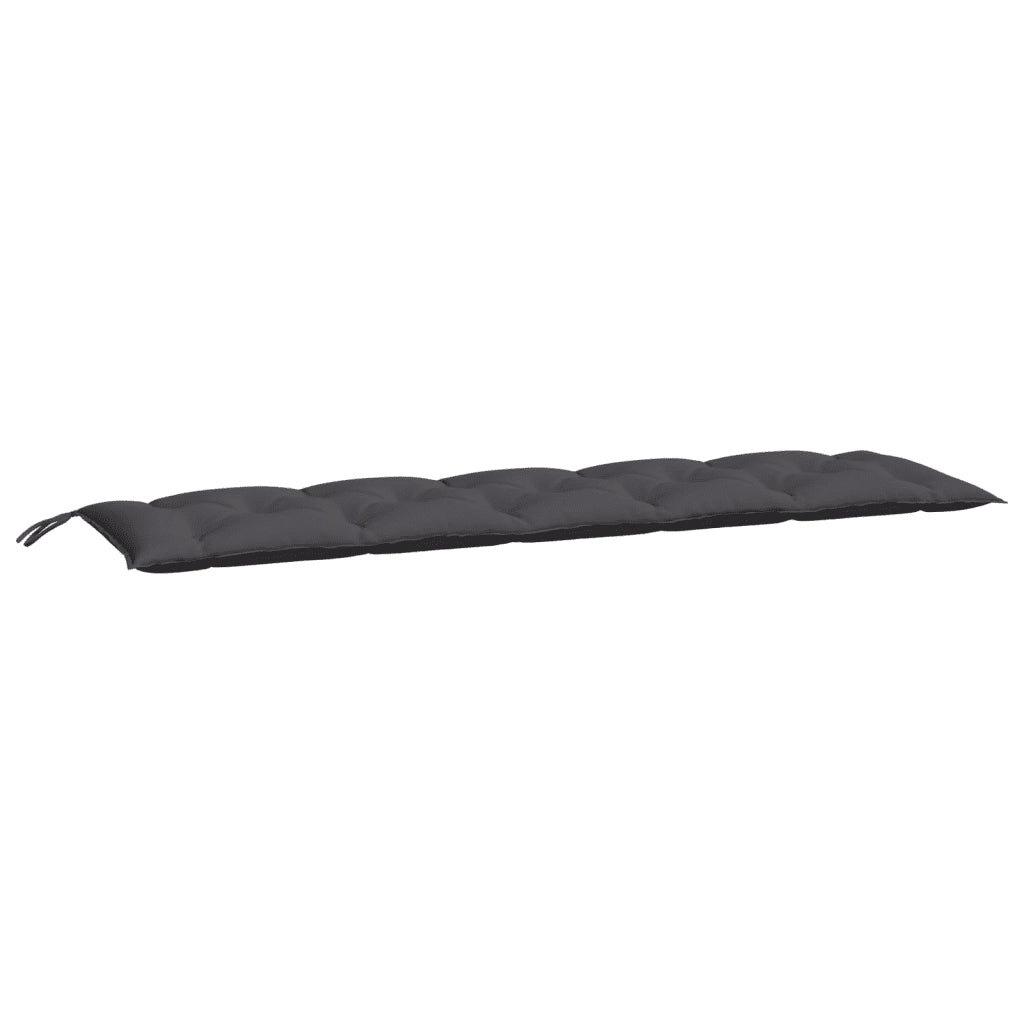Cuscini Panca Giardino 2pz Antracite 180x50x7cm Tessuto Oxfordcod mxl 92103