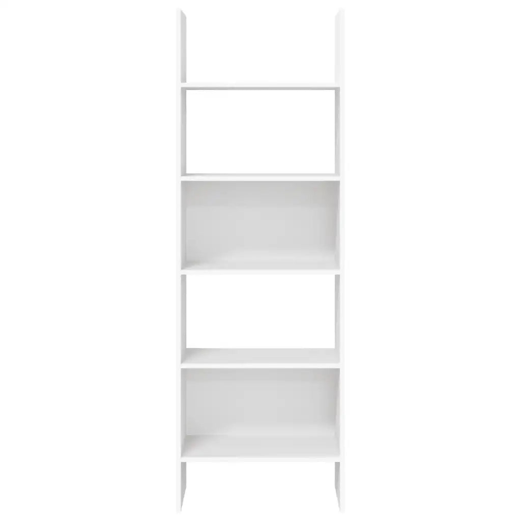 Libreria-Scaffale per Libri-Mobile di Stoccaggio Bianca 60x35x180 cm in Legno Multistrato