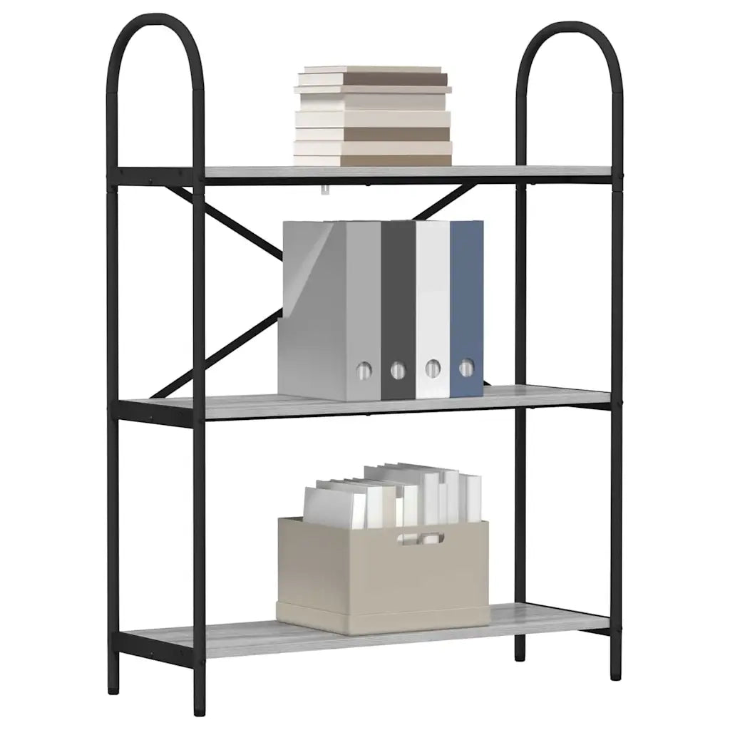 Libreria Grigio Sonoma 80 x 30 x 109 cm Legno multistrato 879902