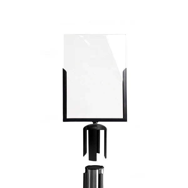 Ricambio Plexiglass Segnale Colonnine Segnapercorso Tendinastro - A4 Verticale
