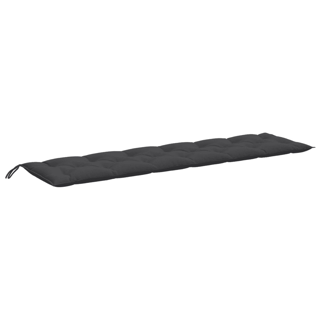 Cuscino Panca Giardino-Cuscini per panchina da esterno Antracite M¨¦lange 100x50x7cm Tessuto 485022