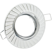 Polux FOBOS 7805 faretto incasso tondo MR16 12V bianco/argento