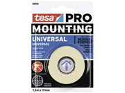 NASTRO BIADESIVO MOUNTING PRO UNIVERSALE 66958- - mm.19h. in rotoli da mt.5 - 8 blister TESA
