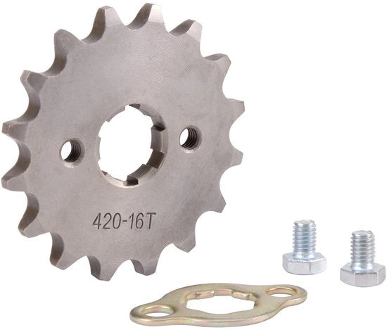 Vite da Primo Movimento 16T - Sostituzione per 50cc/70cc/90cc/110cc/125cc - Adatto per Dirtbike/ATV/Moped - Alta Qualità - 17mm Connettore