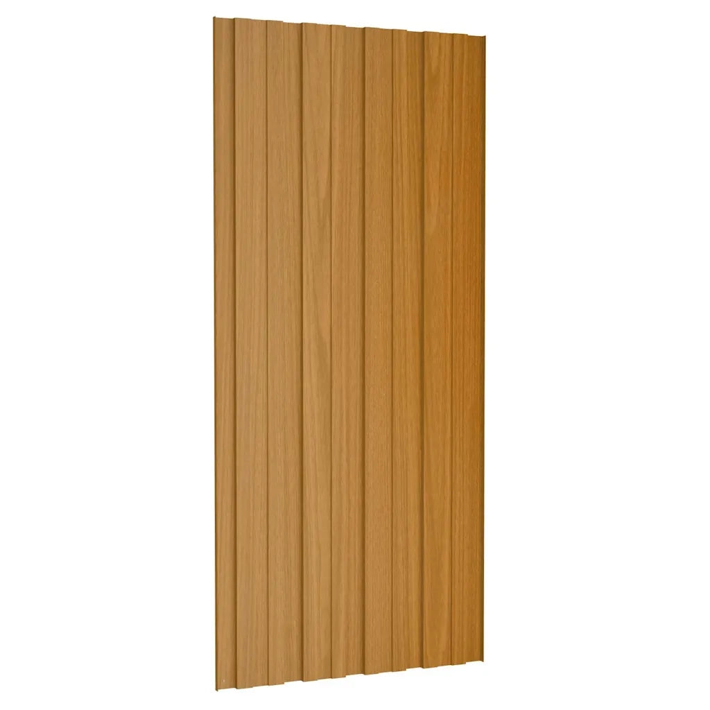 Pannelli da Tetto 36 pz in Acciaio Zincato Naturale 100x45 cm 317220