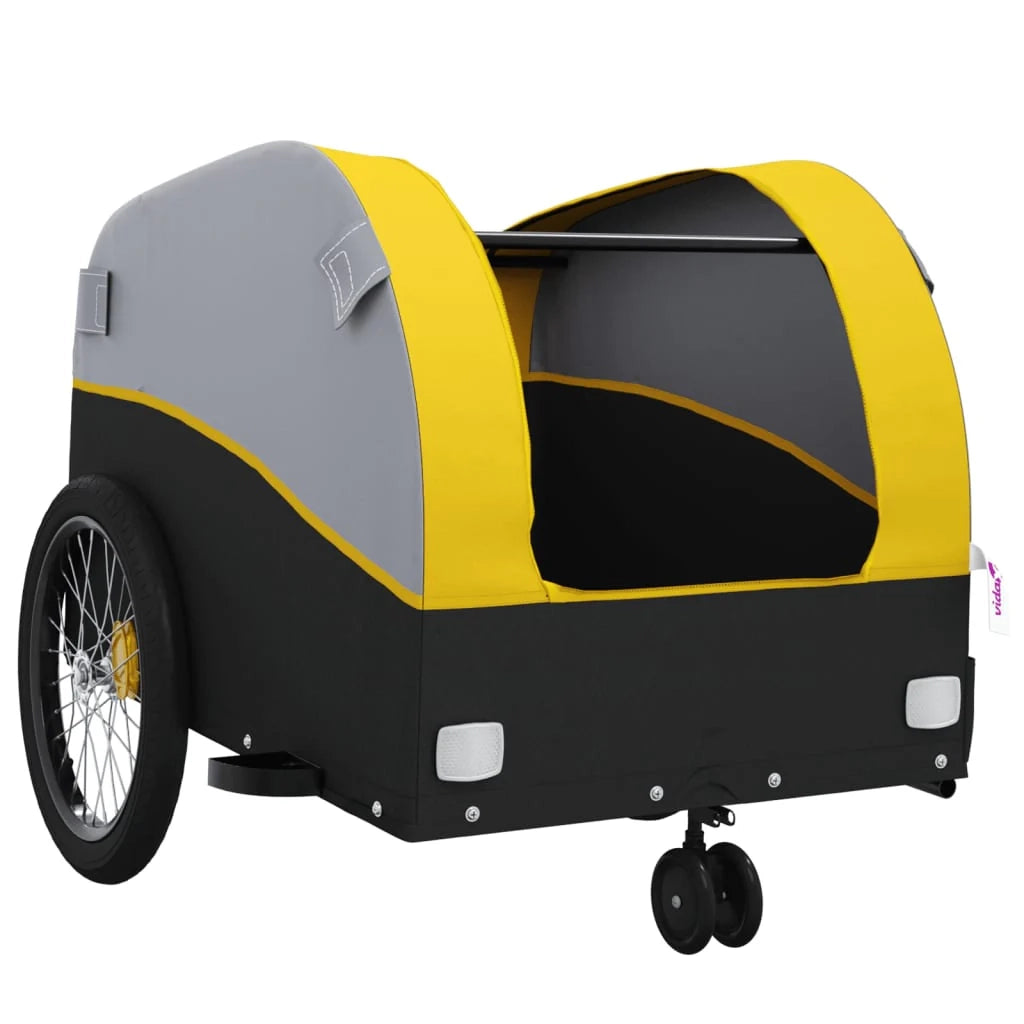 Rimorchio per trasporto biciclette 30 kg ferro giallo 02_0044141