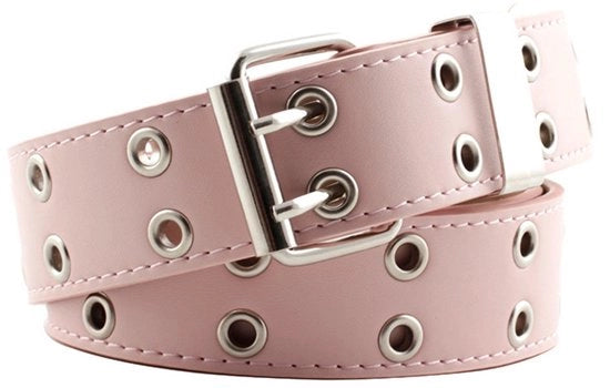 Raccordi di cintura - 110*3,3 cm - cinture a chiodo - cinture unisex con doppio foro - stile punk - cinture per cosplay - cinture per hiphop - cinture gotiche per abiti - cinture per abiti da rock - stile casual per jeans - cinture decorative
