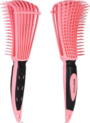 Spazzola per capelli afro per capelli naturalmente neri a ricci - adatta per testa afro - scioglie i capelli più velocemente e in modo più facile sia quando sono umidi che quando sono asciutti
