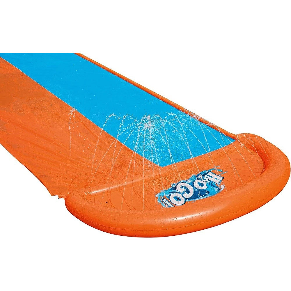 Trade Shop - Scivolo Doppio Acquascivolo Giochi Giardino Gonfiabili Con Spruzzi 488 Cm 52328 -
