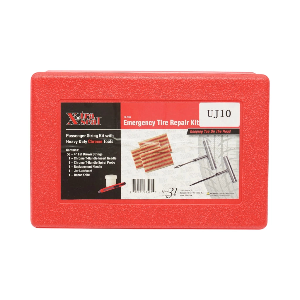 Kit professionale di vulcanizzazione a freddo per pneumatici tubeless – 57 pezzi X‑TRA SEAL